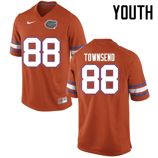 Florida Gators Youth #88 Tommy Townsend College Football Jerseys Orange